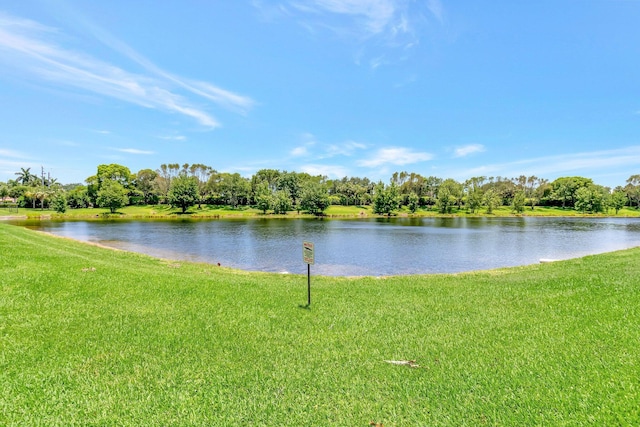 5746 Crystal Shores Dr Unit 206, Boynton Beach, FL 33437 - water view with a tree filled landscape