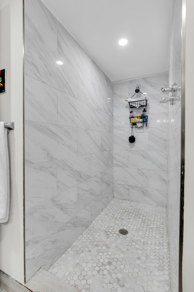 6699 NW 2nd Ave Unit 109, Boca Raton, FL 33487 - bathroom with a tile shower and recessed lighting