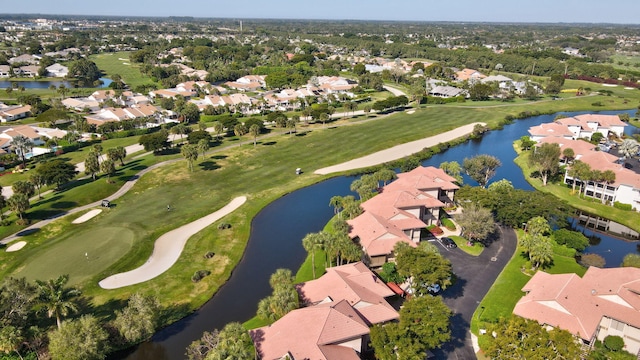 19411 Sabal Lake Dr Unit 5018, Boca Raton, FL 33434 - aerial perspective of suburban area with a large body of water and a golf club