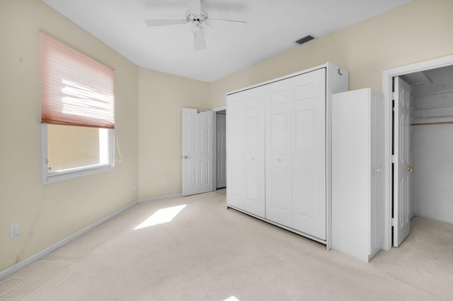 7729 Travlers Tree Dr, Boca Raton, FL 33433 - unfurnished bedroom featuring carpet flooring, a ceiling fan, and baseboards