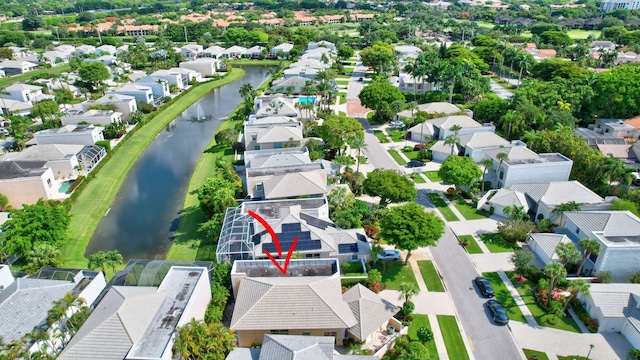 7729 Travlers Tree Dr, Boca Raton, FL 33433 - aerial view of residential area featuring a large body of water