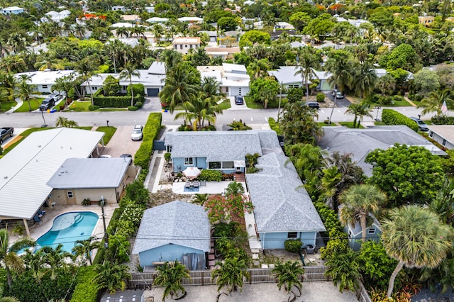 164 Bryn Mawr Dr, Lake Worth Beach, FL 33460 - aerial view of residential area with a pool
