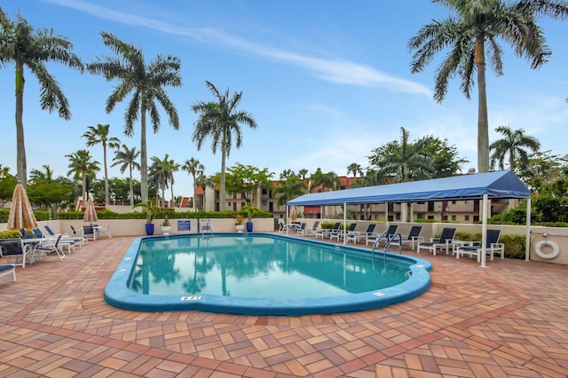 4345 Trevi Ct Unit 203, Lake Worth, FL 33467 - community pool featuring a patio