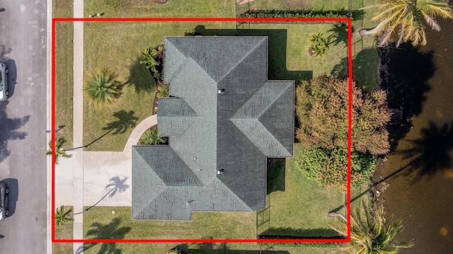 143 Monterey Way, Royal Palm Beach, FL 33411 - aerial view of property and surrounding area with property boundaries highlighted