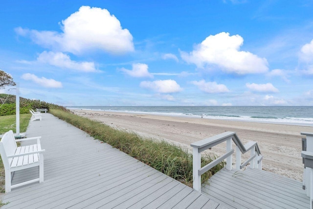 5505 N Ocean Blvd Unit 13-105, Ocean Ridge, FL 33435 - view of property's community featuring view of water and beach