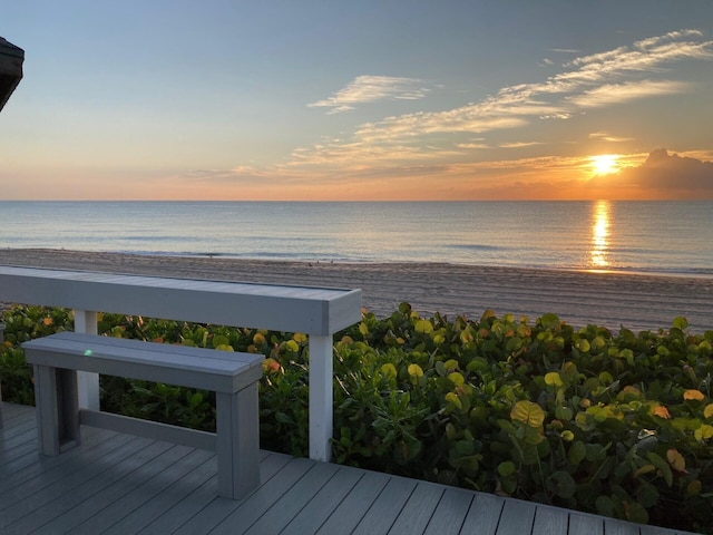 5505 N Ocean Blvd Unit 13-105, Ocean Ridge, FL 33435 - water view featuring nearby beach
