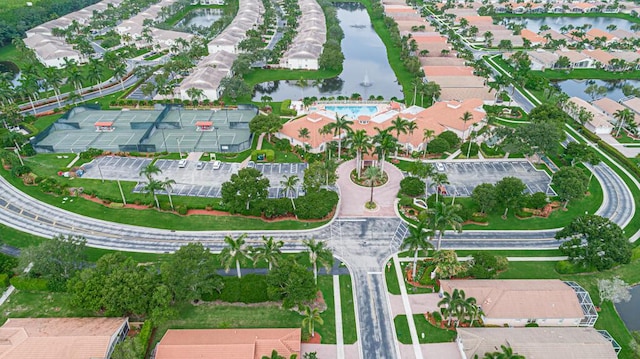 7886 Laina Ln Unit 2, Boynton Beach, FL 33437 - aerial view of property and surrounding area with a large body of water