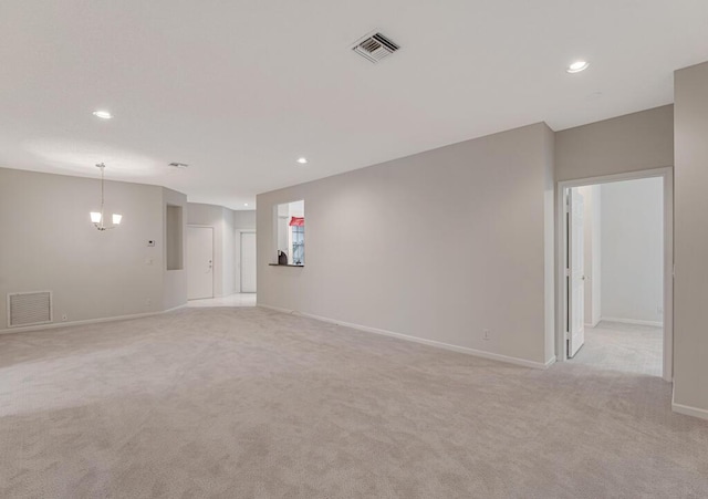 7886 Laina Ln Unit 2, Boynton Beach, FL 33437 - unfurnished room featuring light carpet, baseboards, and recessed lighting