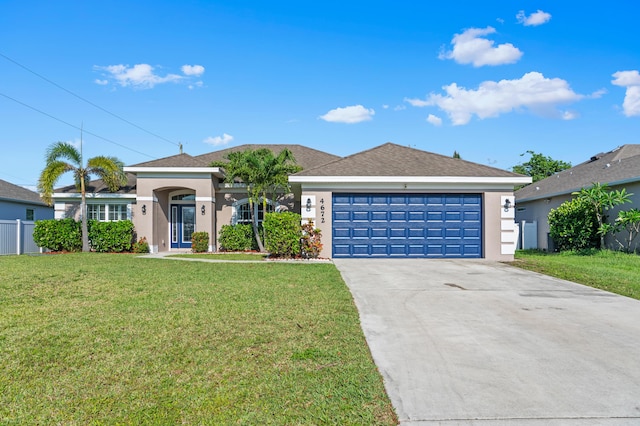 4672 SW Wade Dr, Port Saint Lucie, FL 34953 - ranch-style house with stucco siding, driveway, and an attached garage