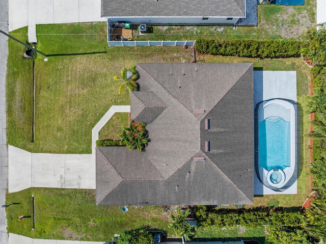 4672 SW Wade Dr, Port Saint Lucie, FL 34953 - aerial view of a pool
