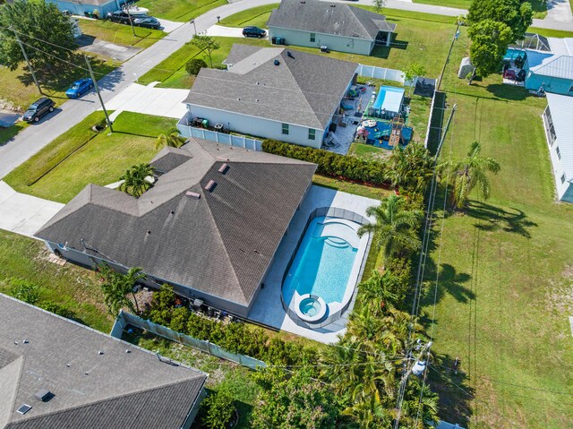 4672 SW Wade Dr, Port Saint Lucie, FL 34953 - aerial view of a pool