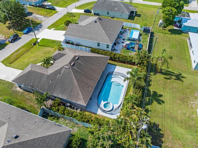 4672 SW Wade Dr, Port Saint Lucie, FL 34953 - bird's eye view of a pool area