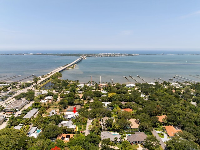 10 Copaire Rd, Sewalls Point, FL 34996 - aerial view of residential area featuring a nearby body of water