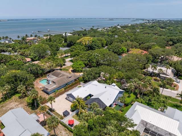 10 Copaire Rd, Sewalls Point, FL 34996 - drone / aerial view of a large body of water