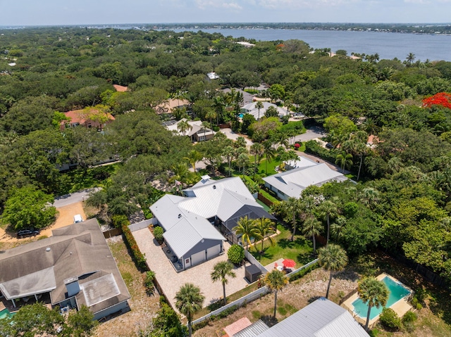 10 Copaire Rd, Sewalls Point, FL 34996 - aerial view of a nearby body of water and a pool