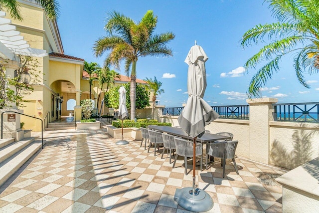 701 S Olive Ave Unit 923, West Palm Beach, FL 33401 - view of patio with outdoor dining space