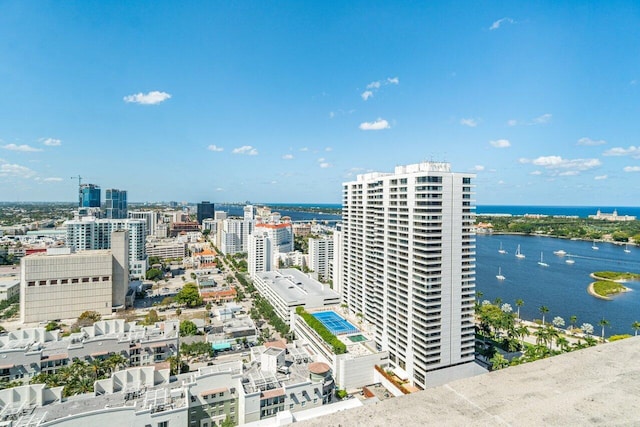 701 S Olive Ave Unit 923, West Palm Beach, FL 33401 - view of urban area with a nearby body of water