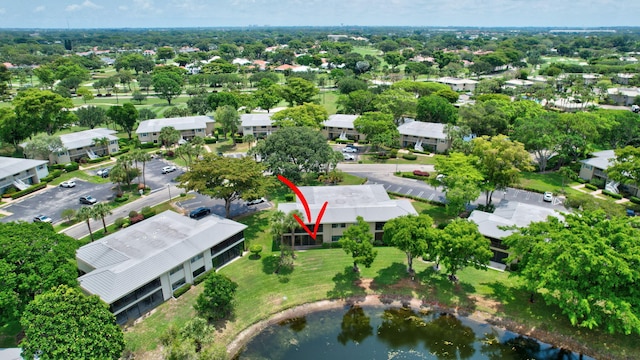 12 Westgate Ln Unit C, Boynton Beach, FL 33436 - aerial view of property's location with a large body of water and nearby suburban area