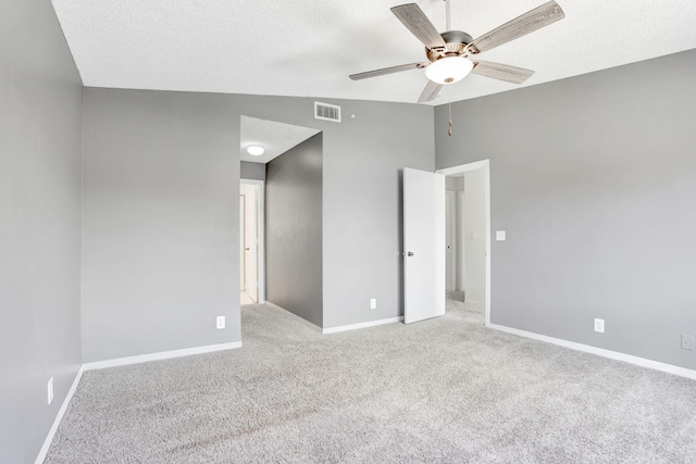 4667 SW 12th Ct, Deerfield Beach, FL 33442 - unfurnished bedroom with carpet, baseboards, a ceiling fan, and a textured ceiling
