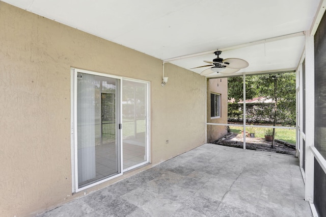 4667 SW 12th Ct, Deerfield Beach, FL 33442 - sunroom / solarium featuring ceiling fan