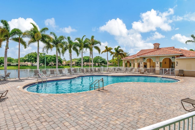 4667 SW 12th Ct, Deerfield Beach, FL 33442 - community pool featuring a patio area