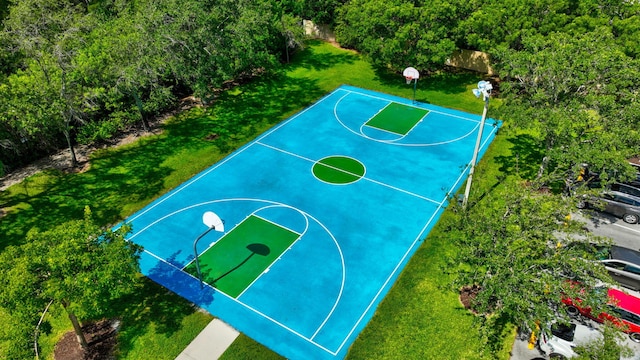 4667 SW 12th Ct, Deerfield Beach, FL 33442 - view of sport court with community basketball court and a yard