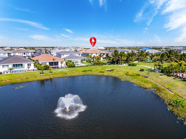 12277 Waterstone Cir, Palm Beach Gardens, FL 33412 - aerial perspective of suburban area with a nearby body of water