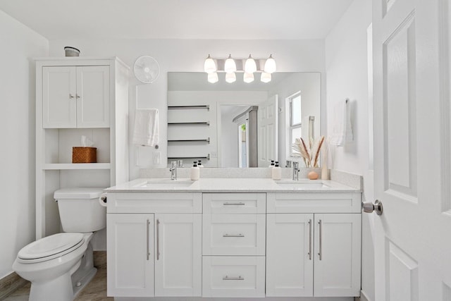 5031 Van Buren Rd, Delray Beach, FL 33484 - full bath featuring double vanity and toilet