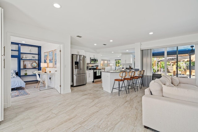5031 Van Buren Rd, Delray Beach, FL 33484 - living area featuring recessed lighting