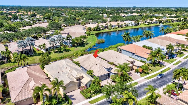 7181 Veneto Dr, Boynton Beach, FL 33437 - aerial view of residential area featuring a nearby body of water