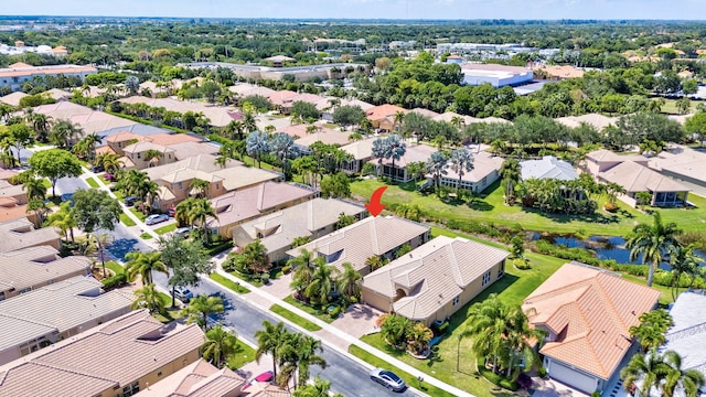 7181 Veneto Dr, Boynton Beach, FL 33437 - aerial perspective of suburban area featuring a nearby body of water