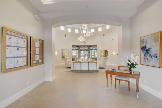 7181 Veneto Dr, Boynton Beach, FL 33437 - lobby with a towering ceiling