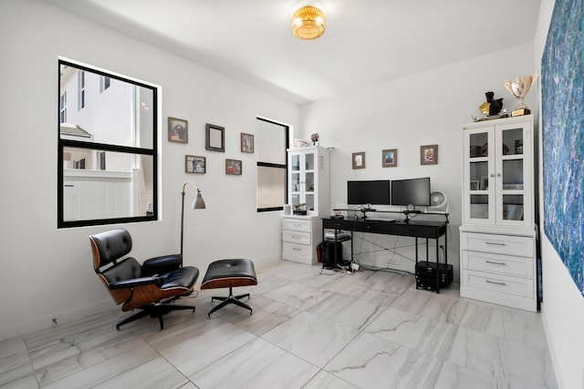 7102 Rockwood Rd, Jupiter, FL 33458 - office space featuring marble finish flooring and baseboards