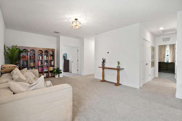 7102 Rockwood Rd, Jupiter, FL 33458 - living area featuring light colored carpet and baseboards
