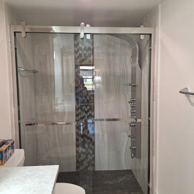 10231 N Circle Lake Dr Unit 101, Boynton Beach, FL 33437 - bathroom with a shower stall and vanity