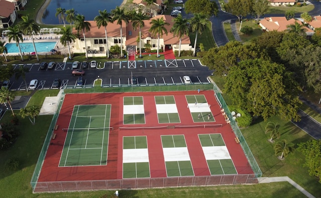 10231 N Circle Lake Dr Unit 101, Boynton Beach, FL 33437 - bird's eye view of a nearby body of water and a pool