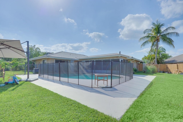 1855 Lotus Ln, Wellington, FL 33414 - view of pool featuring a patio area