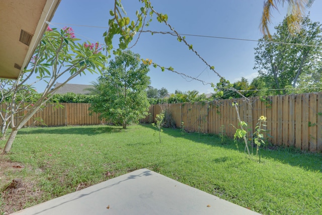 1855 Lotus Ln, Wellington, FL 33414 - view of yard with a patio area