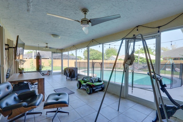 1855 Lotus Ln, Wellington, FL 33414 - sunroom featuring plenty of natural light