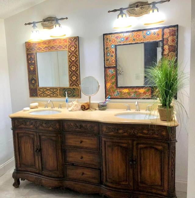 5473 E Berry Blossom Way E, West Palm Beach, FL 33415 - full bath with double vanity and baseboards
