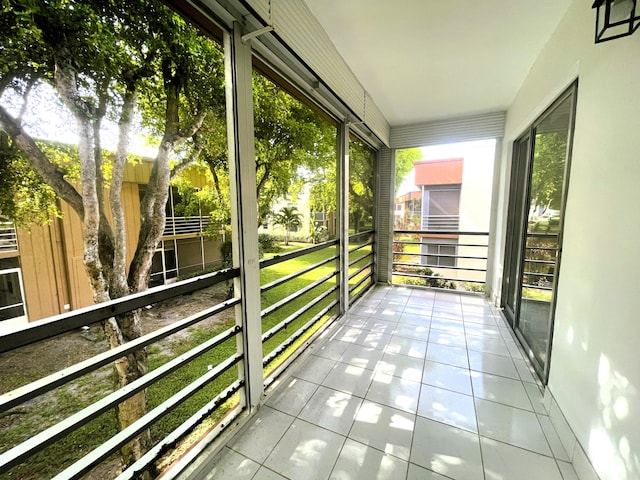 222 Piedmont E, Delray Beach, FL 33484 - view of unfurnished sunroom