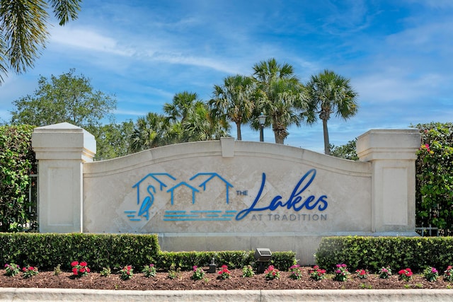 10581 SW Stratton Dr, Port Saint Lucie, FL 34987 - view of community sign