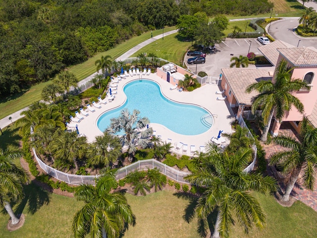 10581 SW Stratton Dr, Port Saint Lucie, FL 34987 - view of property location featuring a pool