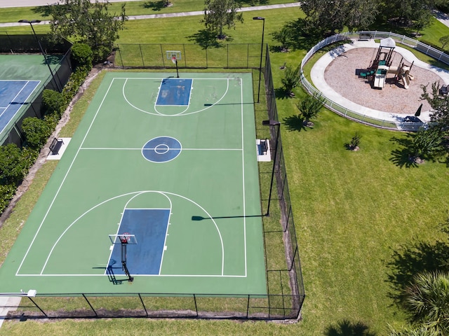 10581 SW Stratton Dr, Port Saint Lucie, FL 34987 - view of basketball court featuring community basketball court