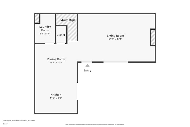 202 2nd Ct, Palm Beach Gardens, FL 33410 - room layout