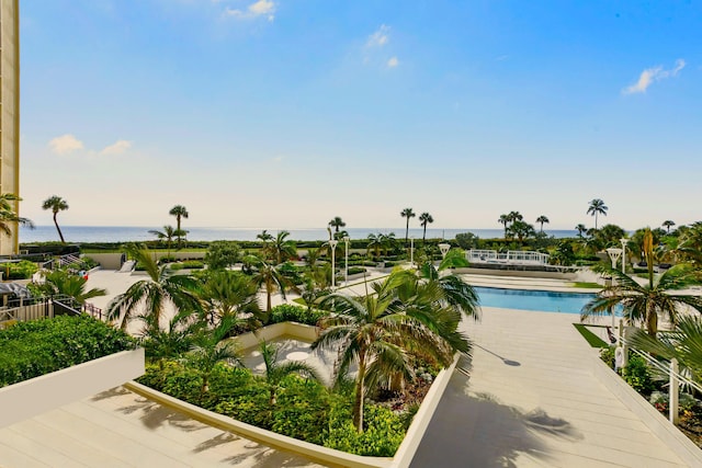 200 Ocean Trail Way Unit 106, Jupiter, FL 33477 - outdoor pool featuring a water view