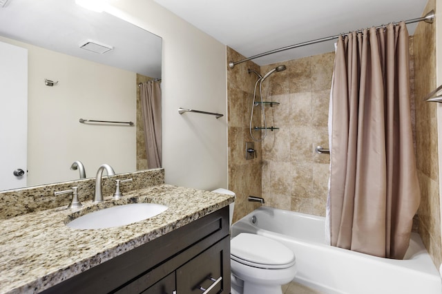 200 Ocean Trail Way Unit 106, Jupiter, FL 33477 - bathroom featuring vanity, shower / tub combo, and toilet