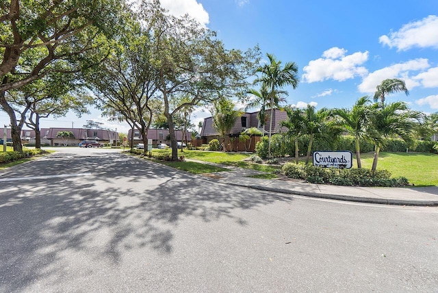 7678 Courtyard Run W, Boca Raton, FL 33433 - view of asphalt street with sidewalks, curbs, and a residential view