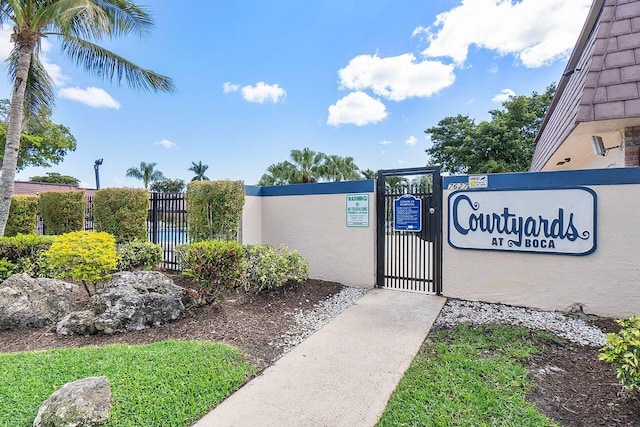 7678 Courtyard Run W, Boca Raton, FL 33433 - view of community / neighborhood sign