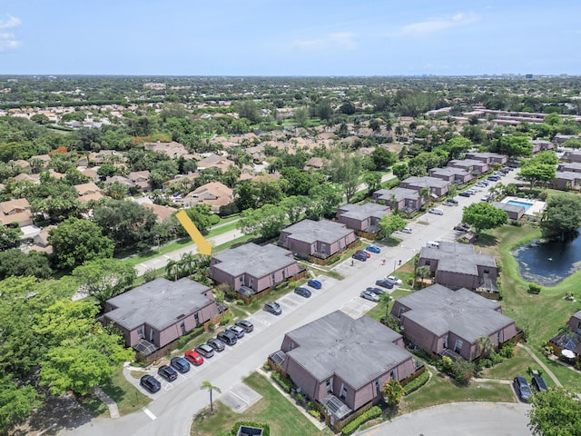 7678 Courtyard Run W, Boca Raton, FL 33433 - aerial perspective of suburban area with a nearby body of water